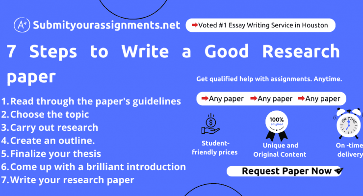 7 Steps on How to Begin a Research Paper Easily
