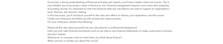 [Solved] If you have a strong understanding of financial principles and reports, you’ll have a better chance at success.