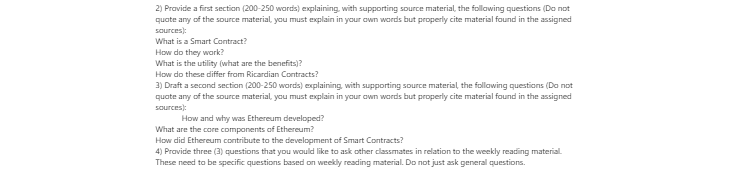 [Solved] What is a Smart Contract? How do they work