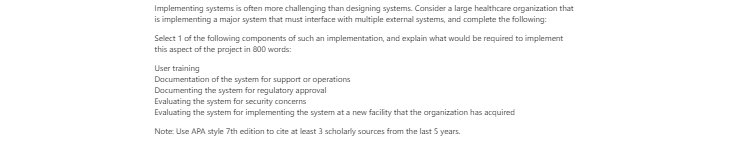 [Solved] Implementing systems is often more challenging than designing systems.