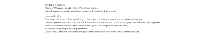 [Solved] PowerPoint Presentation 
