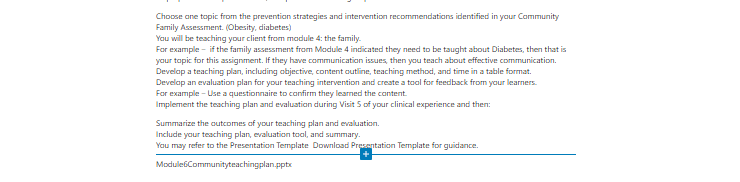 [Solved] Explain approaches to community intervention and evaluation. Implement a teaching and evaluation plan