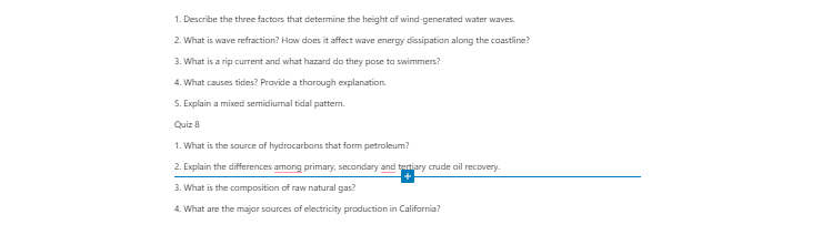 [Solved Describe the three factors that determine the height of wind-generated water waves.