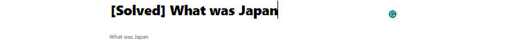 [Solved] What was Japan