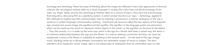 [Solved] These two ways of thinking about the image are reflected in two main approaches in feminist criticism: the sociological method refers to a study of people in society